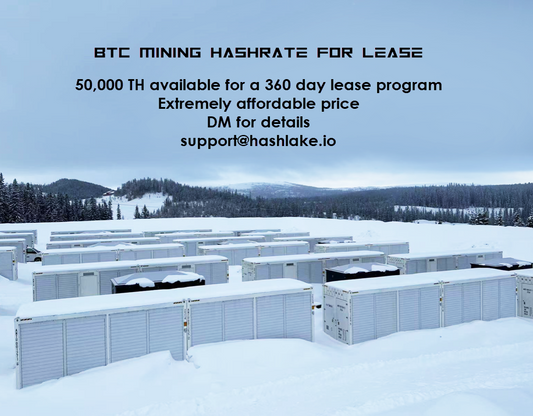 BTC Mining Hashrate for Lease