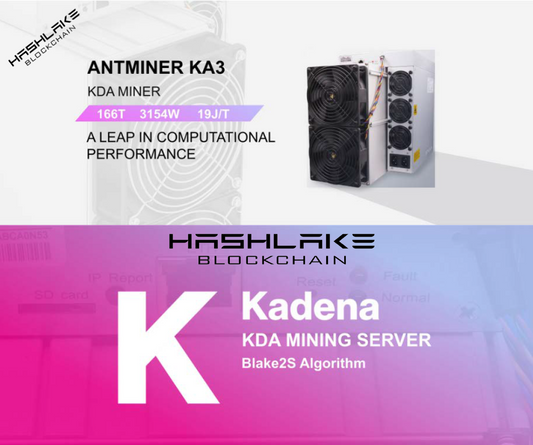 Bitmain KDA Miner KA3 (166TH) - Brand New
